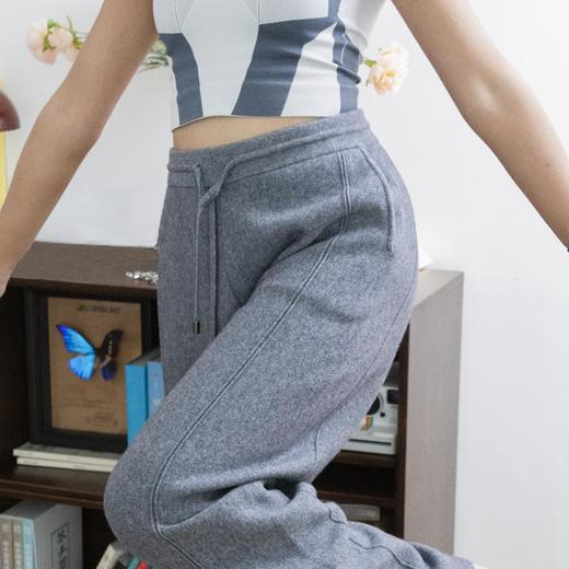 7天内安排发出  红莲JMW883-117羊绒休闲裤香蕉裤 730g/条 商品图3