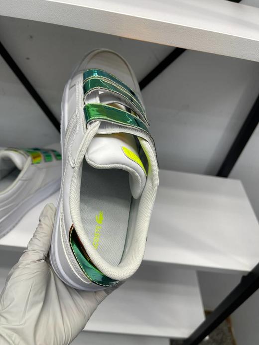 瑕疵Lacoste/法国鳄鱼 女士魔术贴运动休闲板鞋(试穿痕迹 无鞋盒) 商品图1