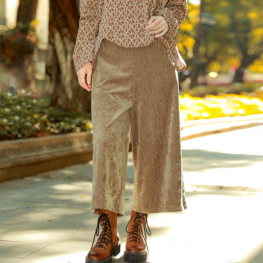 秋冬套装 | 东隅灯芯绒阔腿裤  | 现货加急发 商品图5