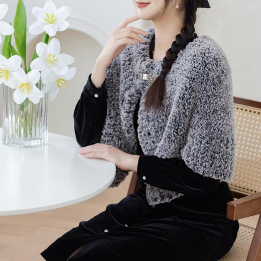 苏苏姐家雯绒开衫手工diy编织棒针毛线团自制上衣外套材料包冬 商品图1