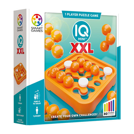 Smart Games 智慧迷你拼豪华版 桌面游戏 儿童益智  适合年龄6岁+ 比利时 SG401XL 商品图0
