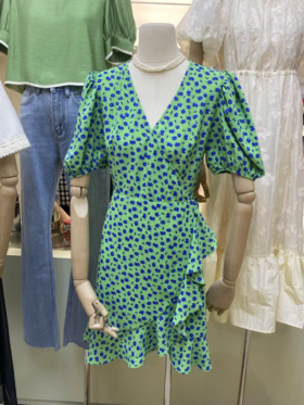 【直播专供】ENJOY夏季荷叶摆碎花裙 148554798