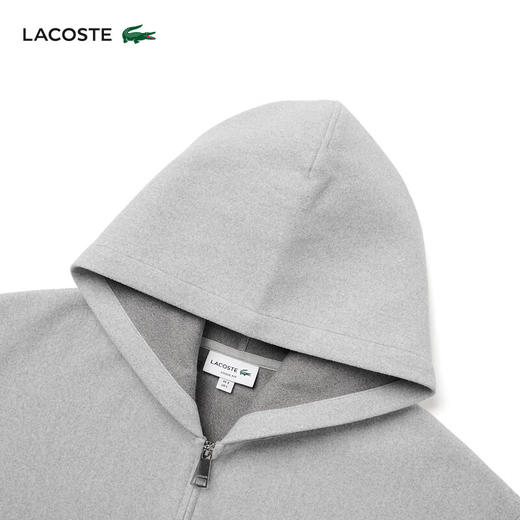 Lacoste法国鳄鱼男装新款百搭舒适宽松连帽卫衣外套SH4106-98 商品图3