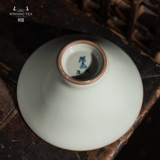 问鼎汝窑精工款中斗笠杯（缺货） 商品图4