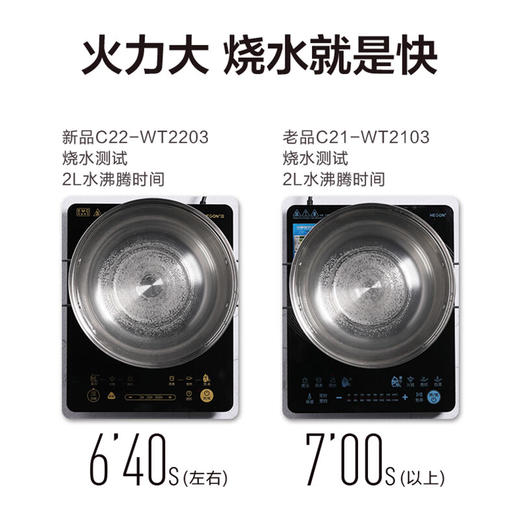 美的（Midea）美的（Midea）家用电磁炉配双锅C22-WT2103A 商品图5