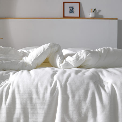 【全棉 大豆被】纯天然大豆纤维，亲肤透气，保暖轻盈。正品授权 日织西川高品质大豆被，100%原生态棉  A类婴儿60支全棉面料 商品图9