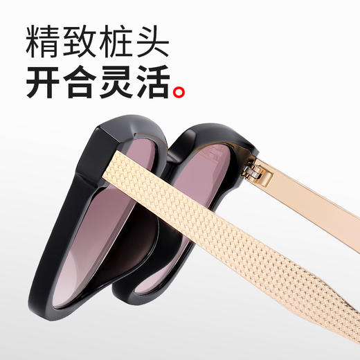 普莱斯新款太阳镜9047 轻奢高级时髦镜 质感板材 男女同款 三色可选 商品图5