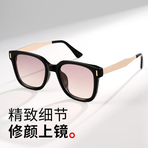 普莱斯新款太阳镜9047 轻奢高级时髦镜 质感板材 男女同款 三色可选 商品图2