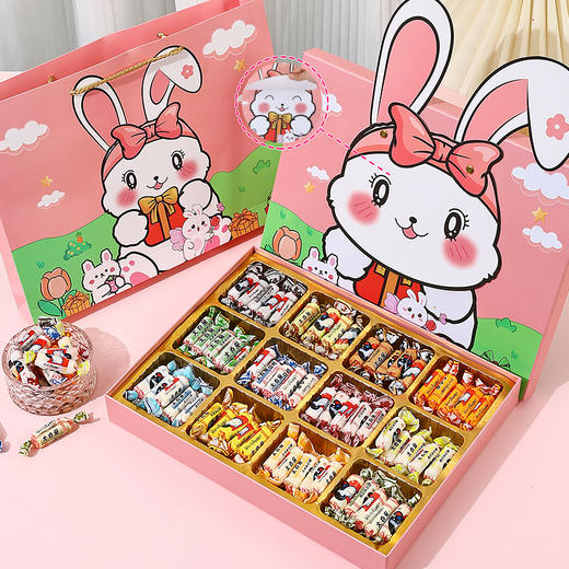 圣诞年货好礼【圣诞12味甜蜜！带你重拾儿童回忆 】12种口味大白兔奶糖礼盒装怀旧儿童零食送朋友女生圣诞节礼物。ry 商品图4