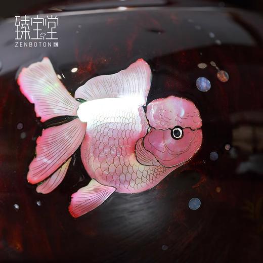 臻宝堂银壶大漆螺钿西施壶999纯银泡茶壶纯手工一张打壶足银茶具大漆金鳞西施壶150ml 商品图2