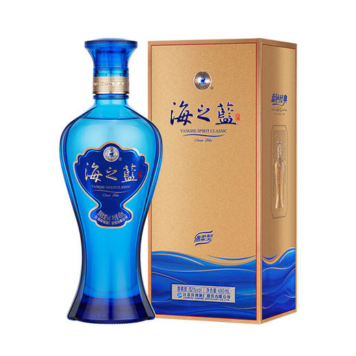 洋河海之蓝（22版）商超52度480ML*1瓶 商品图0
