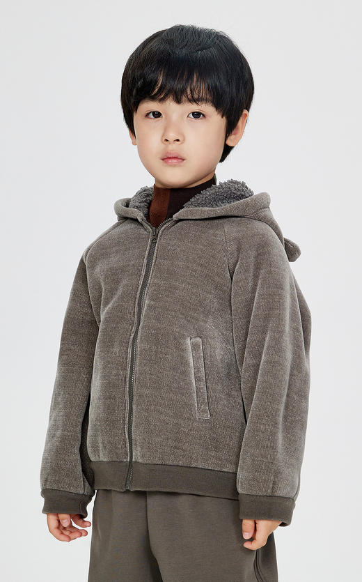 jnby  24年冬款  连帽开襟卫衣  1OA412290 商品图7