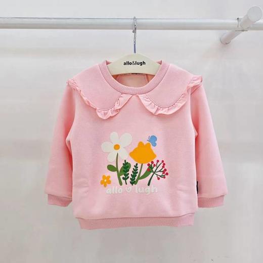 【春上新】9楼allo&lugh阿路和如24冬款女童绒里卫衣T恤吊牌价359元 商品图4