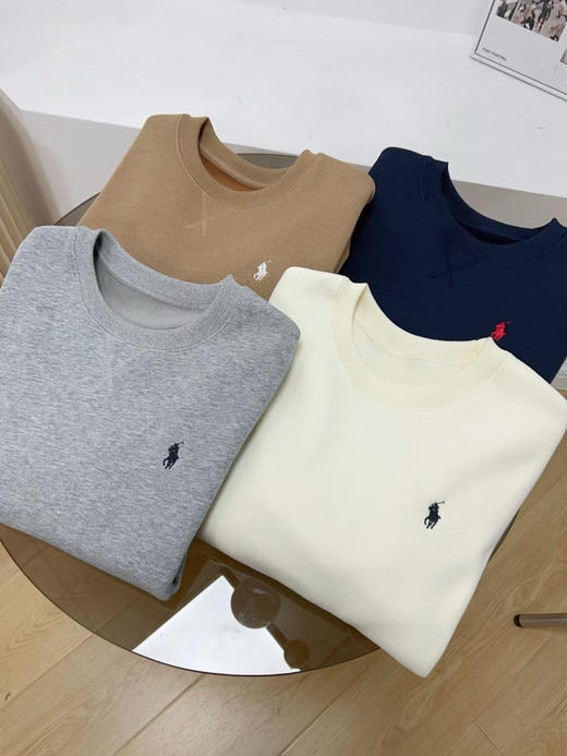 【断码捡漏】 加绒卫衣 RL 拉夫刺绣小马 圆领加绒卫衣 商品图7