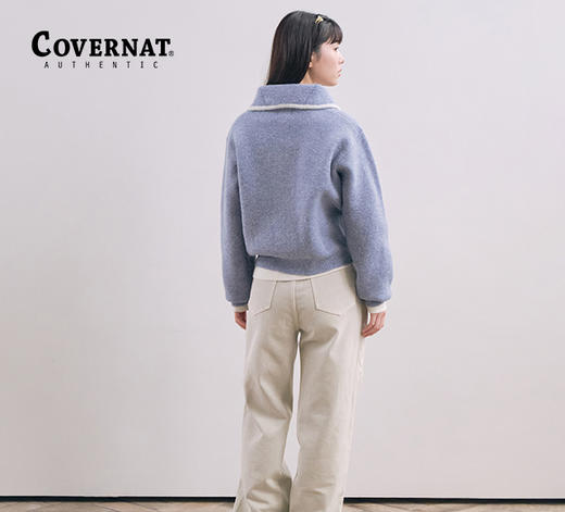 Covernat冬季新品女士拉链开衫毛衣CO2304KT82 商品图4