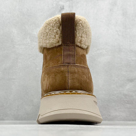 油叽叽男士羊羔毛雪地靴马丁靴 商品图7