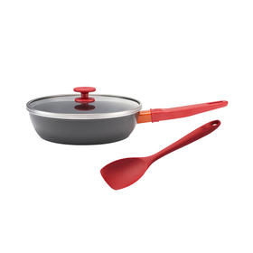双立人  NOWplus 24cm黑色不粘煎炒锅套装