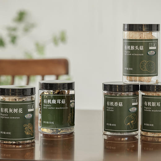 【有机宴菌礼盒】送长辈、高端菌菇礼盒5罐装、有机生长、山野珍品 商品图2