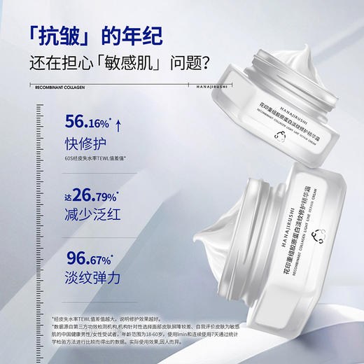 花印重组胶原蛋白淡纹修护精华霜30g （电商版） 效期27年 商品图1