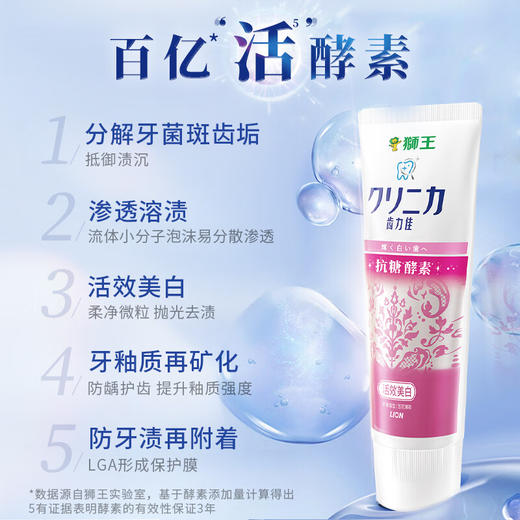 【分仓直发包邮】狮王齿力佳酵素健齿牙膏组合130g*3（三种口味各一支） 商品图1