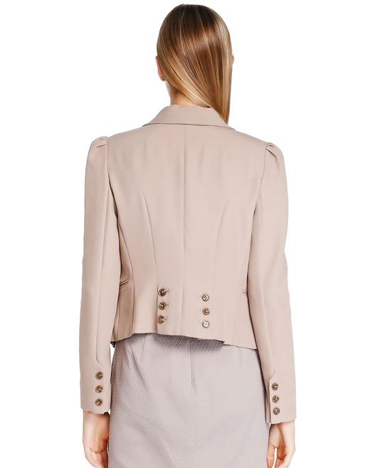 A1111351303 玛丝菲尔Marisfrolg 浅咖啡色职场精致长袖休闲西服 商品图1