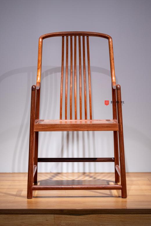红桥红  家具严选  缅甸花梨(大果紫檀）  【嘉选 梳背椅】 商品图0