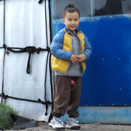 【现货】儿童半胸拉链套衫 100%山羊绒羊绒衣 浅灰色 商品图2