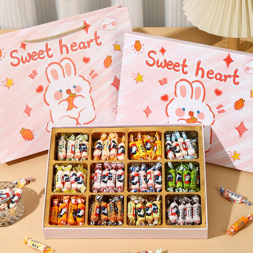 圣诞年货好礼【圣诞12味甜蜜！带你重拾儿童回忆 】12种口味大白兔奶糖礼盒装怀旧儿童零食送朋友女生圣诞节礼物。ry 商品图8