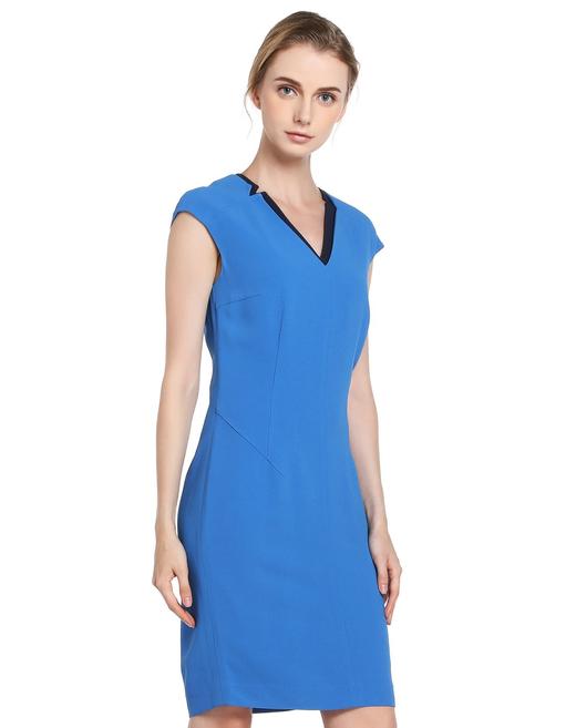 4894415368949 JOAN&DAVID 宝蓝色淑女气质连衣裙 商品图2