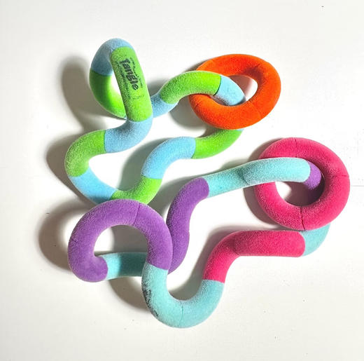 手感超好！正版Tangle Fuzzies毛茸茸扭扭乐解压神器 ADHD好玩具 商品图2