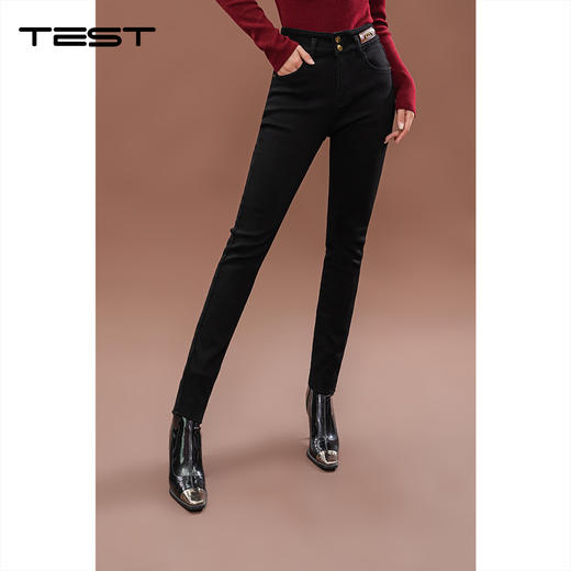 冬上新时尚修身显瘦显高百搭牛仔裤3244044 商品图4