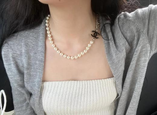 香奈儿24春夏最新款黑c半链珍珠项圈（XTY） 商品图7