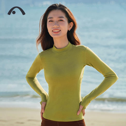 2024秋冬新品瑜伽运动健身双面绒锁温上衣A24400QRA 商品图3