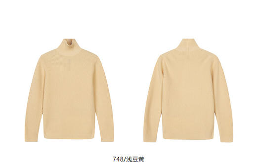 jnby   24年冬款  长袖套头羊绒衫  1OA312940 商品图11