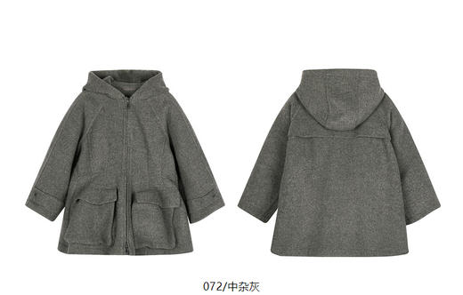 jnby   24年冬款  中长款呢大衣  1OA811110 商品图13