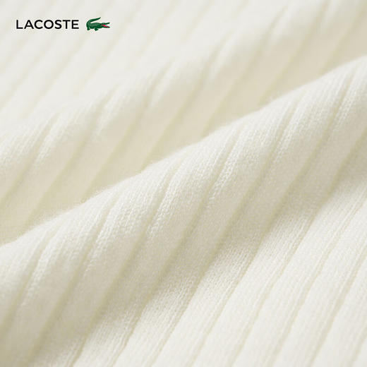 Lacoste法国鳄鱼女装新款时尚百搭修身气质圆领羊毛毛衣AF2576-98 商品图3