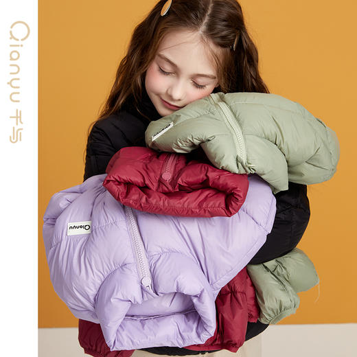 笛莎千与2024冬季新款男女童同款轻薄羽绒服 商品图1