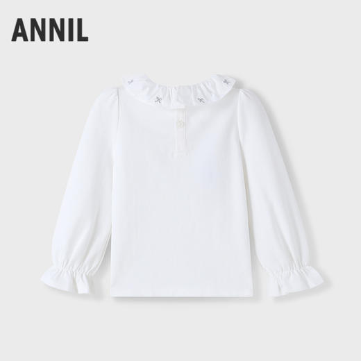 女童翻领长袖T恤春季新款安奈儿童装实体店同款XG511545 商品图1