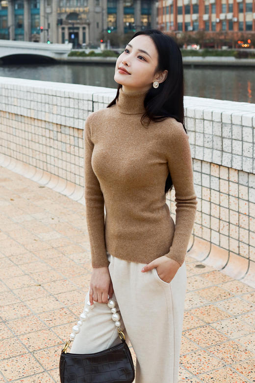 逸红颜明月优选 #黄金30羊绒毛衣【柿柿&欣欣】12针无缝一体机,多色入"天衣无缝"秋冬万能内搭 商品图5