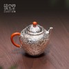 【样品特惠5.5折，仅1件，无货退款】臻宝堂银壶999纯银泡茶壶纯手工浮雕百花壶家用茶具高端足银小壶百花壶250ml 商品缩略图1