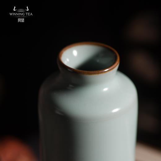 问鼎汝窑精工款君子瓶 商品图1