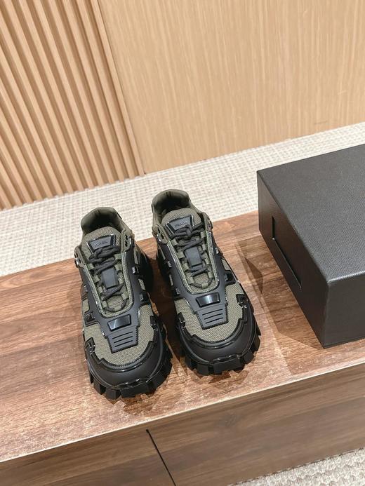 限定男码普拉达机器人运动鞋设计以雕塑感设计重新演绎Prada男士风格这款针织织物（HC） 商品图2