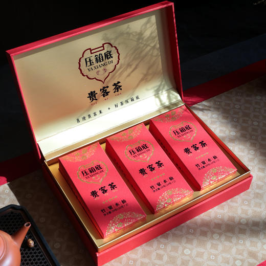 压箱底贵客茶 竹窠水仙 武夷岩茶茶叶 礼盒装 60克/6泡 商品图2