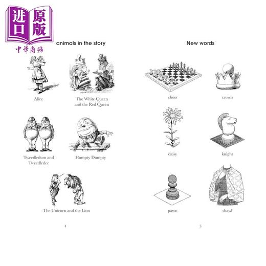 预售 【中商原版】企鹅阅读分级指导3级 爱丽丝镜中奇遇 Penguin Readers Level 3 Alice Through the Looking Glass 英文原版进口 商品图1