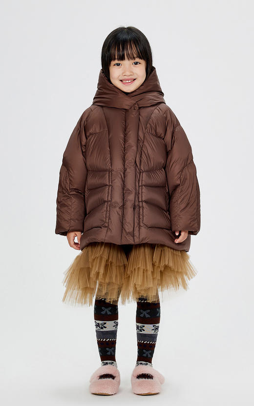 jnby  24年冬款  中长款鹅绒服   1OAC11180 商品图0