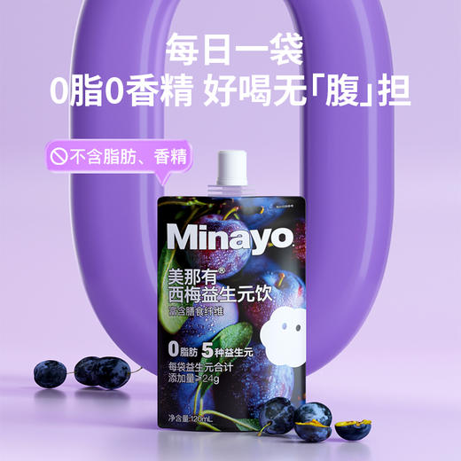 【嗯嗯通畅】Minayo美那有西梅饮5种益生元 15袋/箱【溯源专场】★ 商品图4
