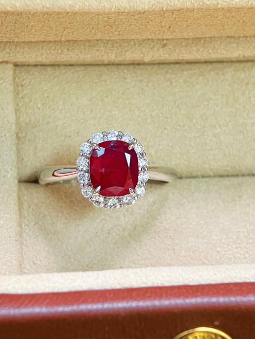 1.52ct刻面红宝石戒指 商品图2