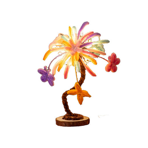 【DIY扭扭棒烟花，烟火年年~】新年元旦发光烟花扭扭棒 手工diy花束材料包 儿童幼儿园玩具礼物品-QQ 商品图4