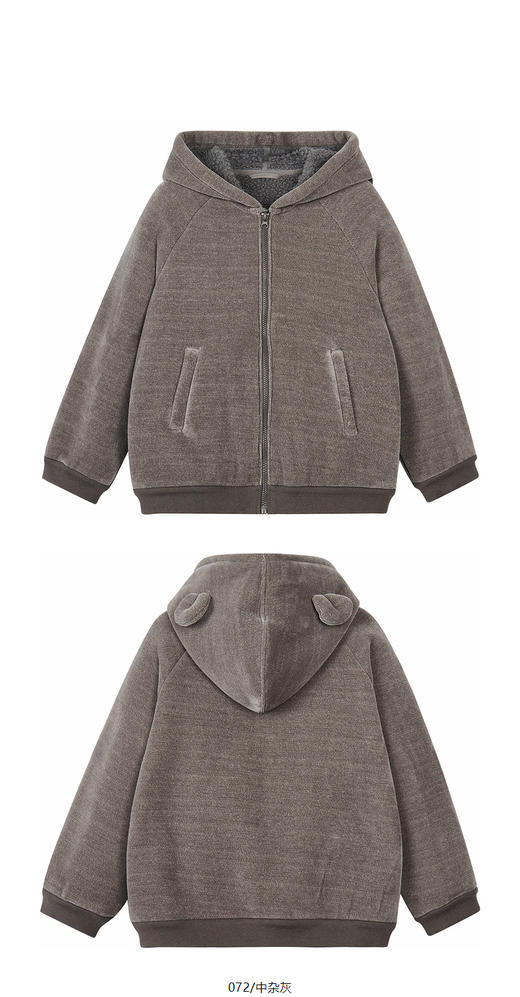 jnby  24年冬款  连帽开襟卫衣  1OA412290 商品图11