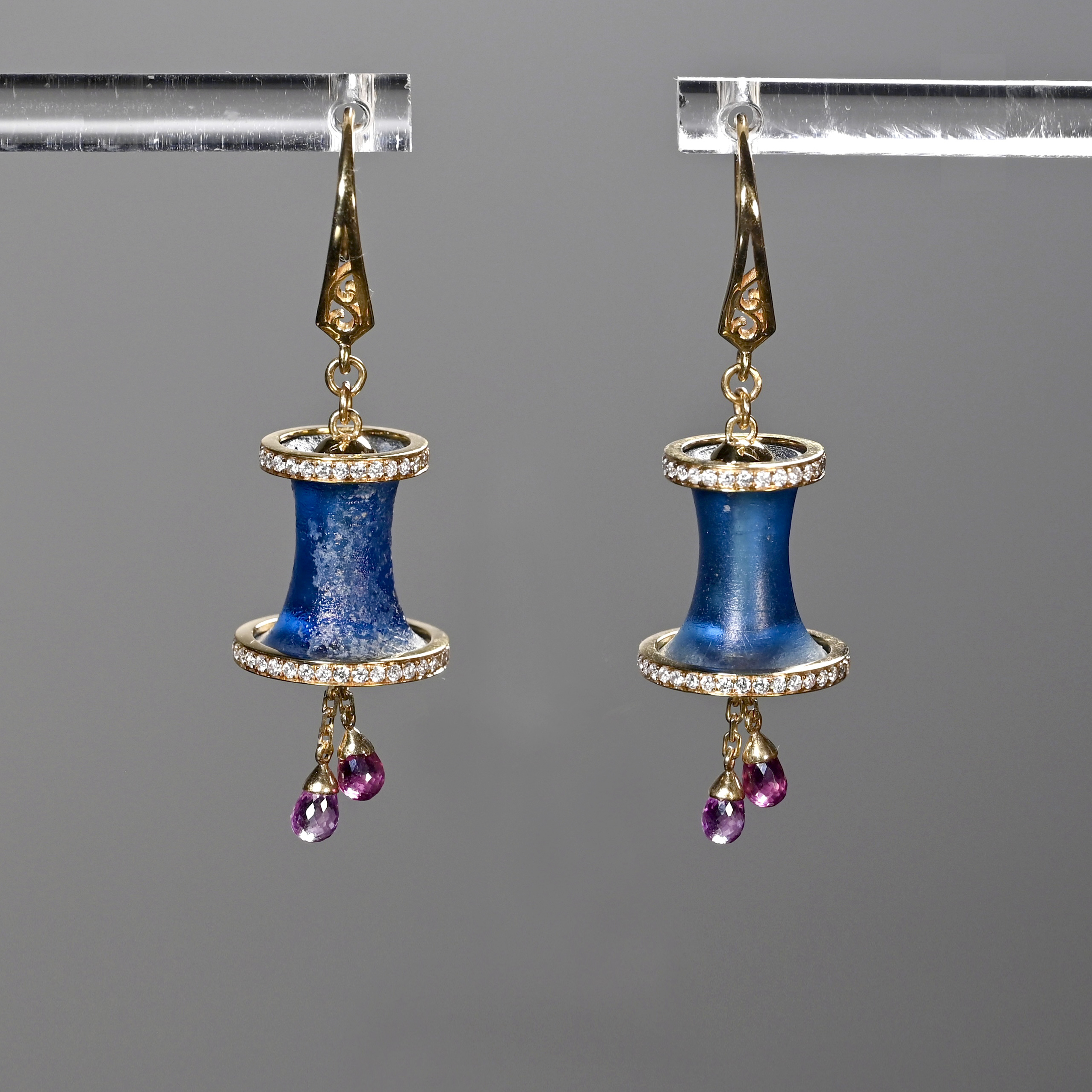 汉代琉璃耳珰“琳琅”时尚耳环